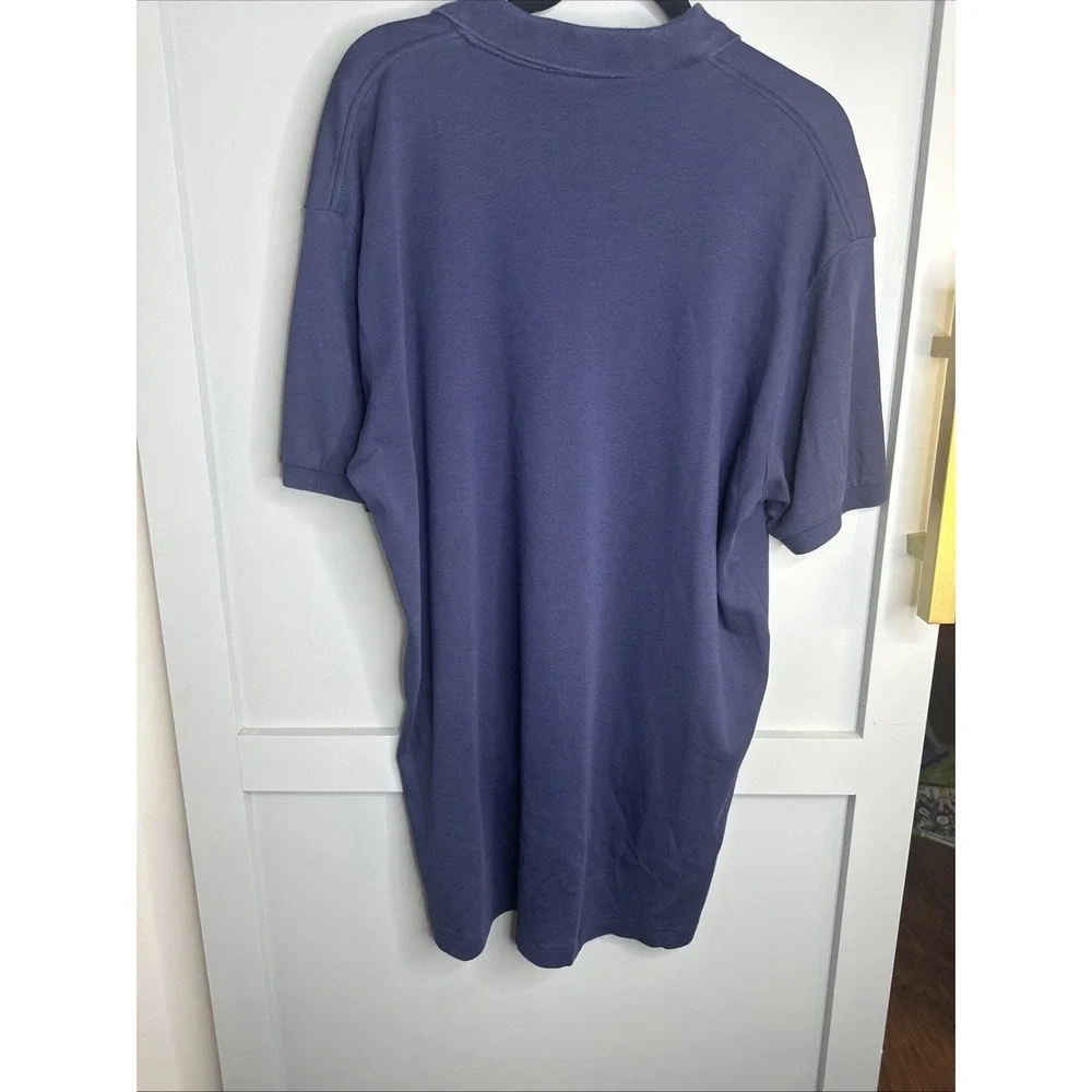 Polo Ralph Lauren Mens Navy Blue Short Sleeve‎ Polo Shirt Red horse Size Large